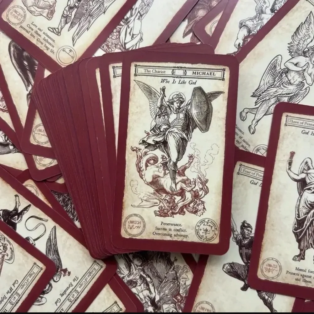 New! Celestial Tarot Deck Angel Summoning Archangels & Mystical 2 Guide Cards